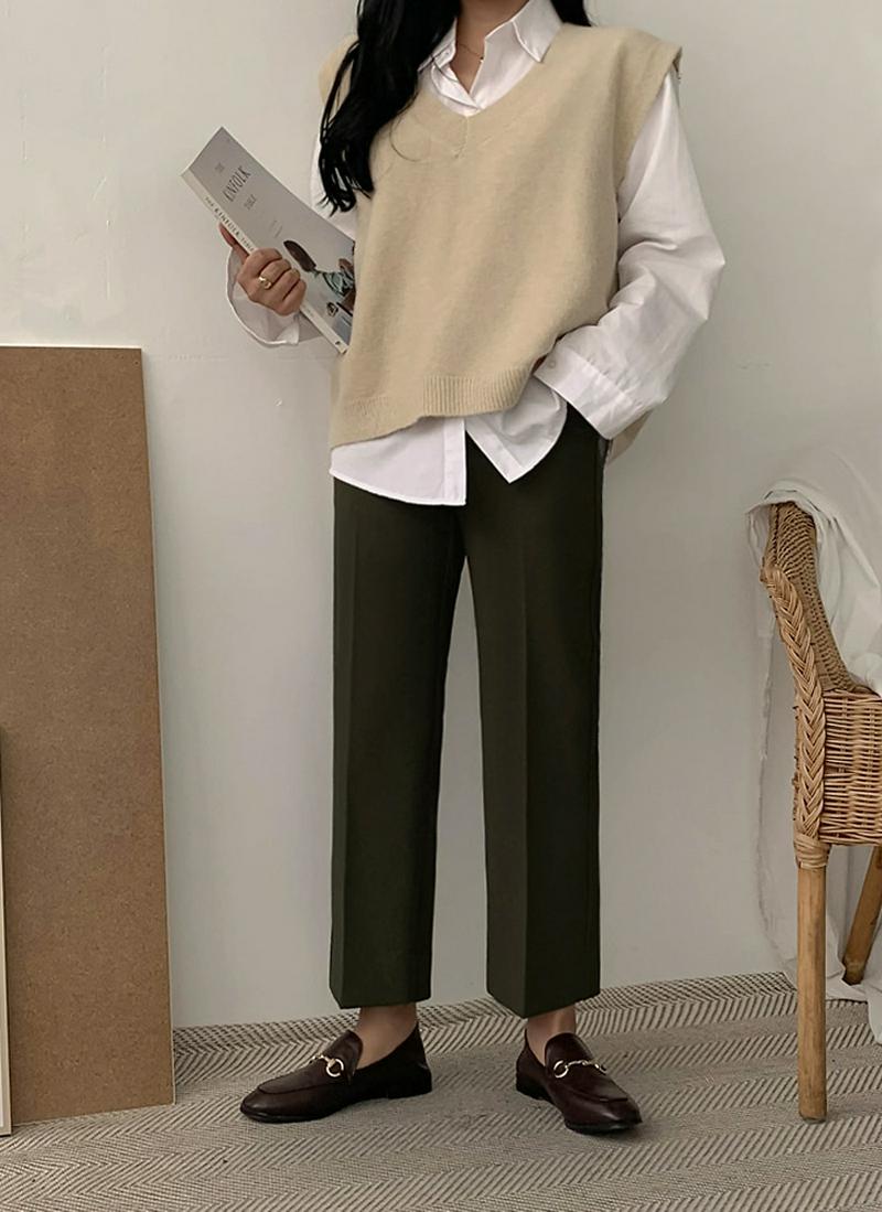 サイドポケットイージースラックスパンツ