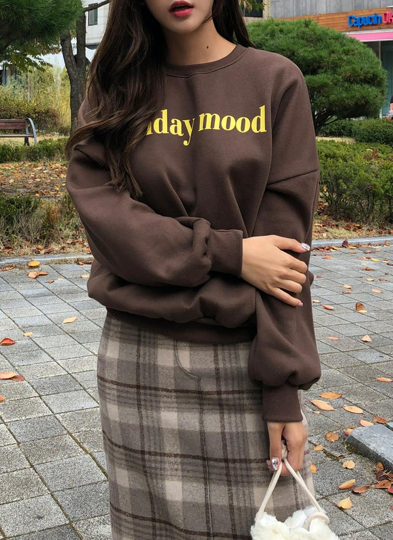 裏起毛SUNDAY MOODスウェット