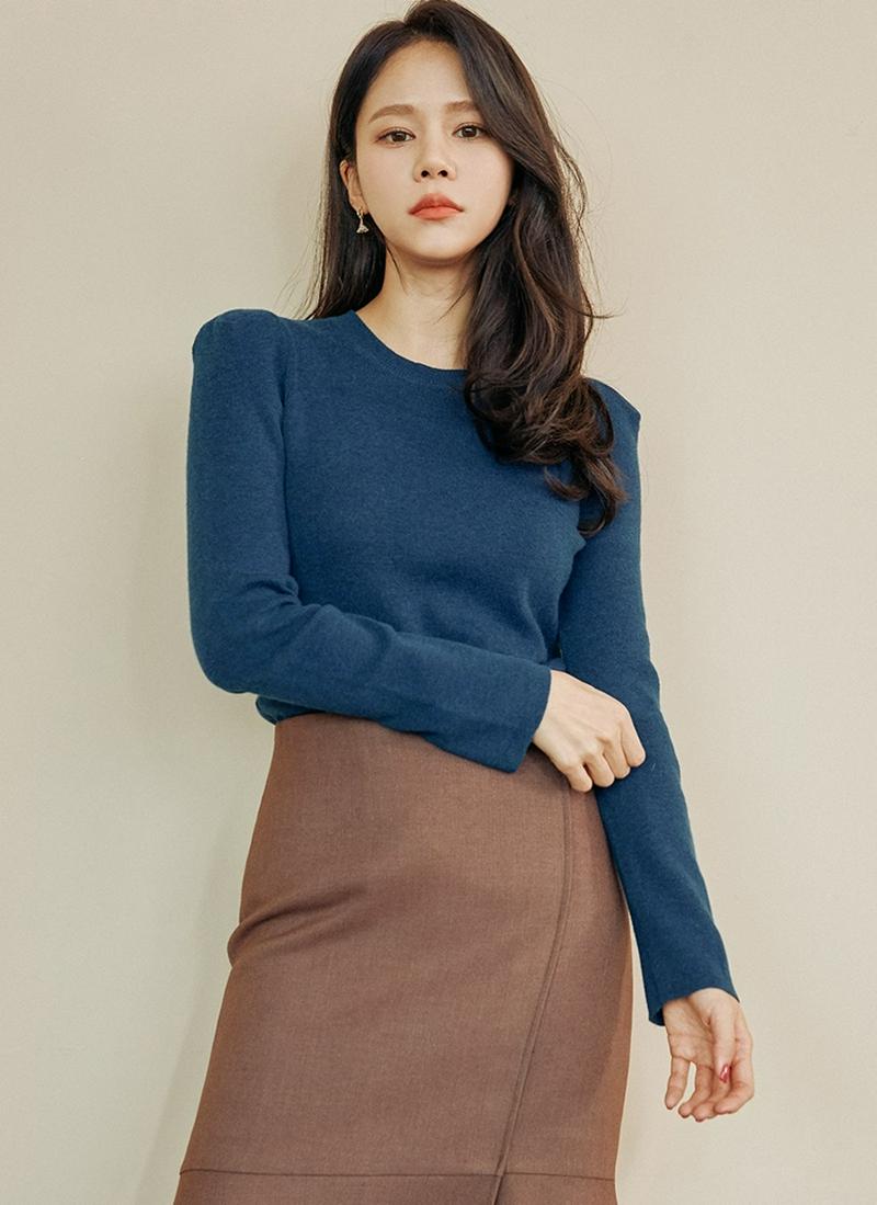 ボリュームショルダーニット