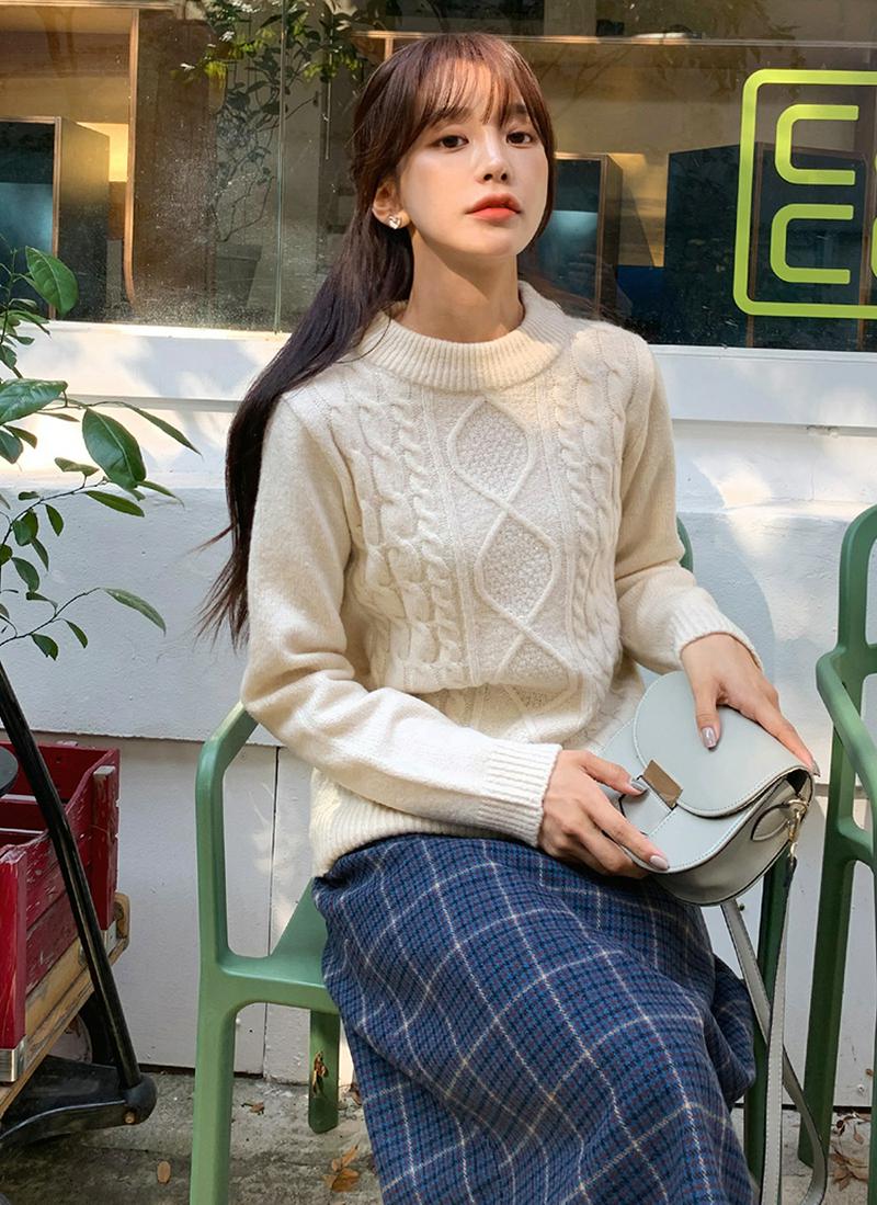 ケーブルニット・全4色