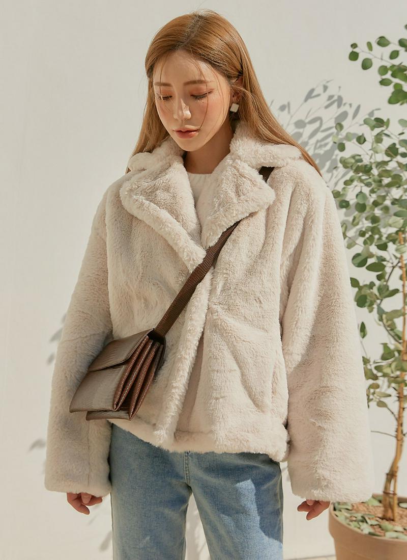 エコファーフックジャケット