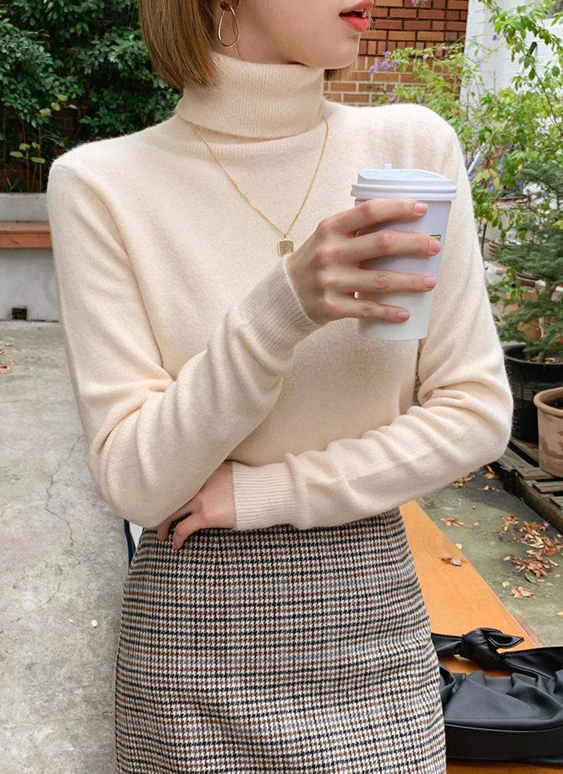 ルーズタートルネックニット・全3色