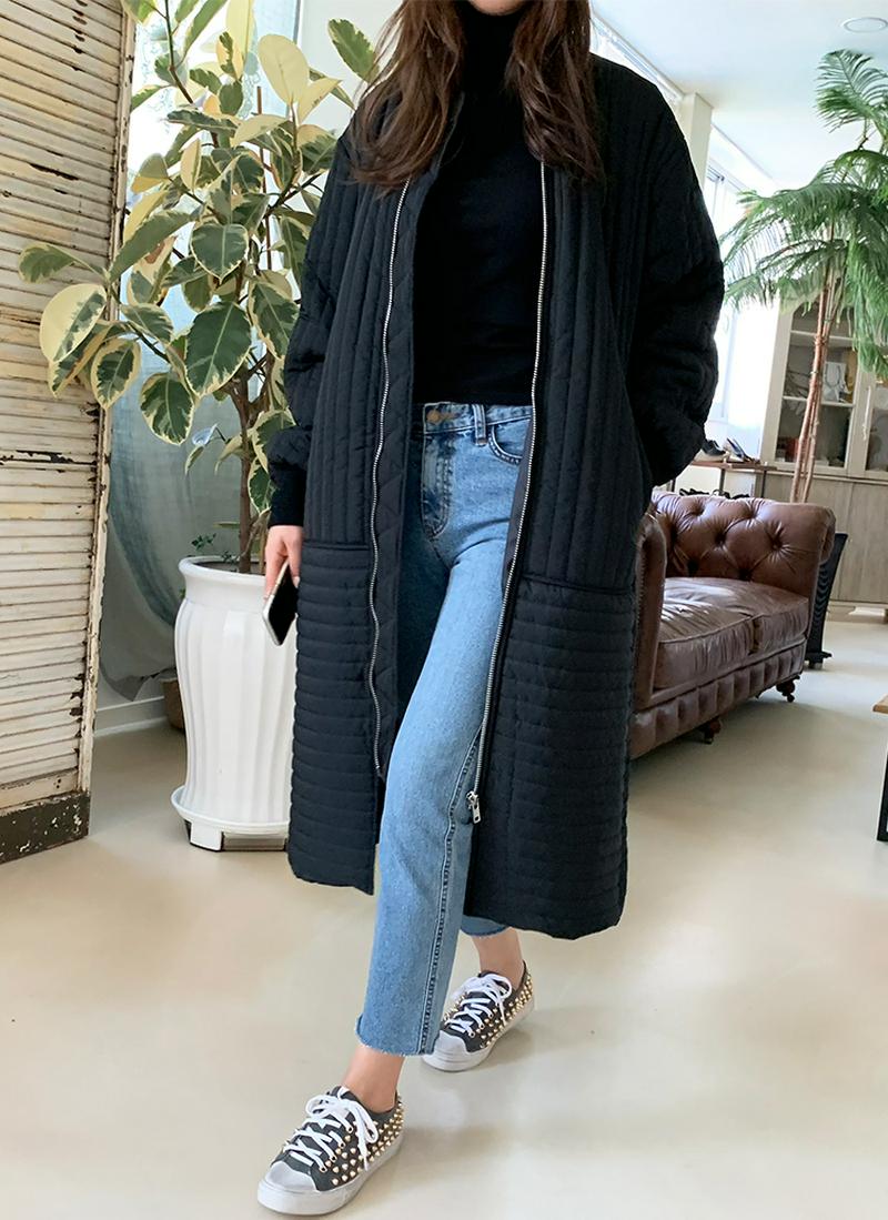 ステッチロングジャケット