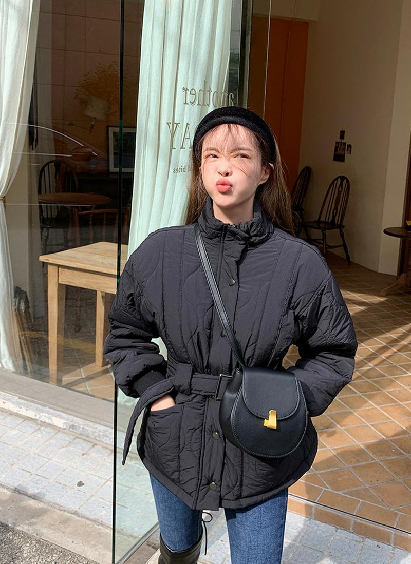 ベルト付ウェルロンキルティングジャケット