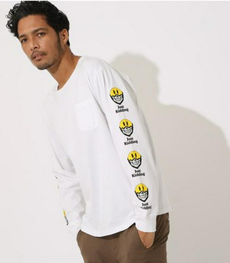 【MEN'S】JUST KIDDING LONG TEE