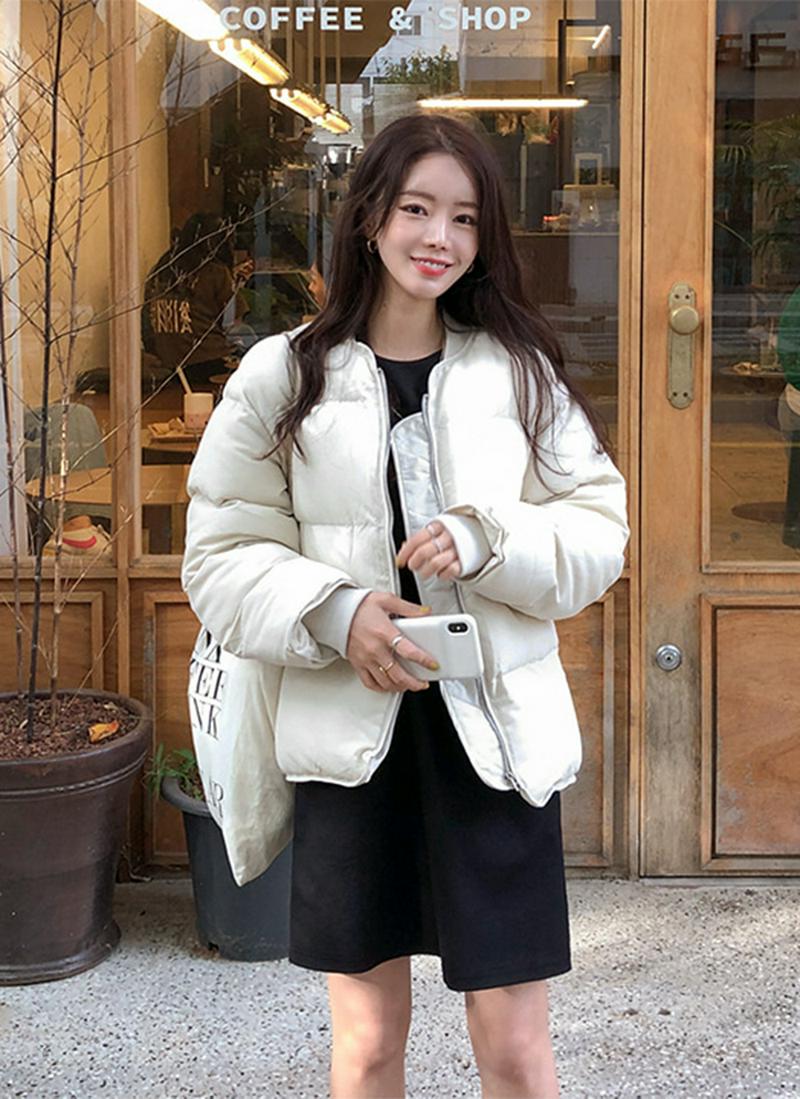 中綿リブカラージャケット