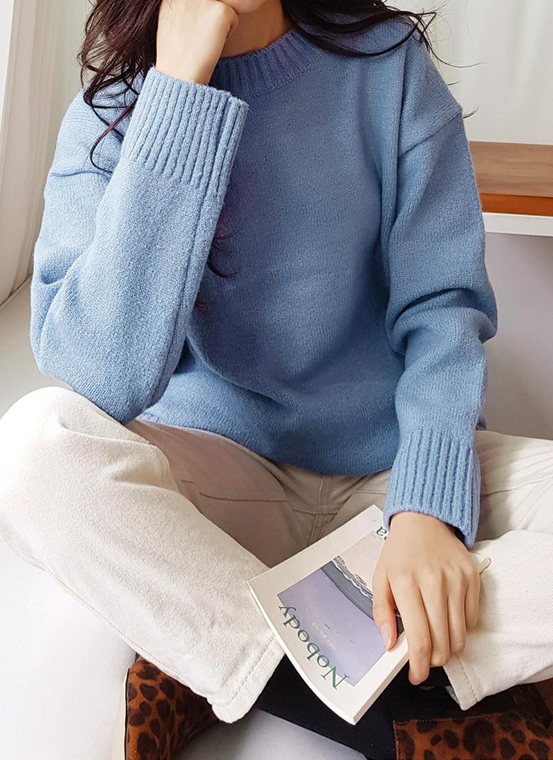 ラウンドルーズニット・全6色