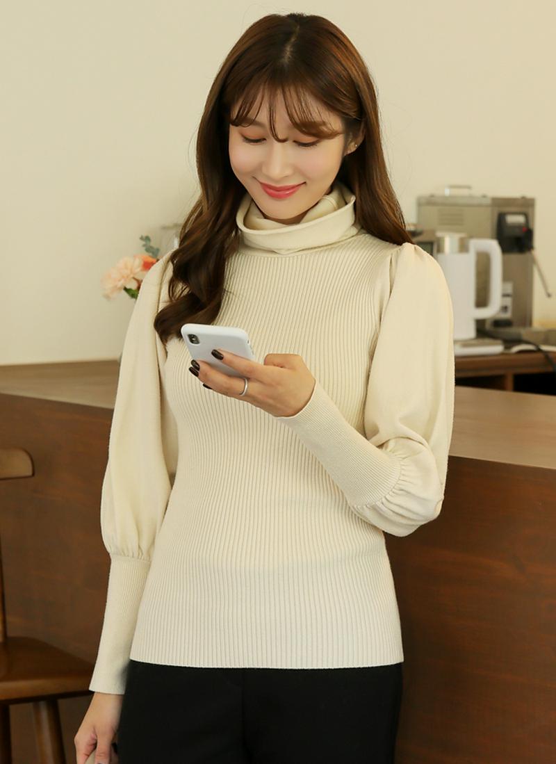 タートルネックパフニット