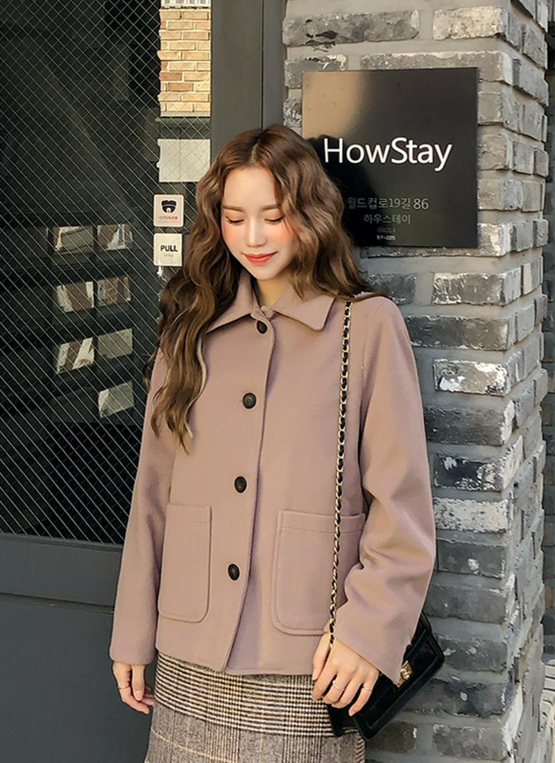 アウトポケットウールジャケット