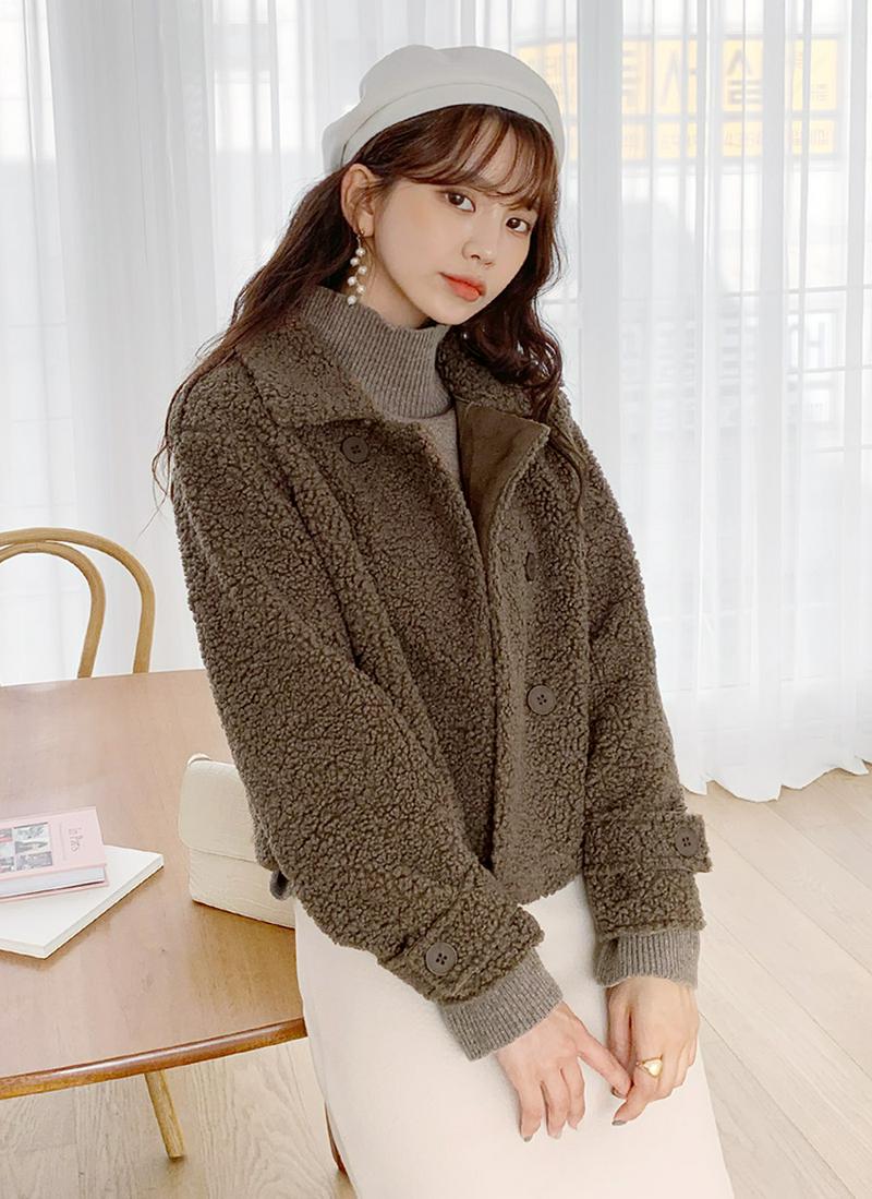 ボアダブルショートジャケット・全3色