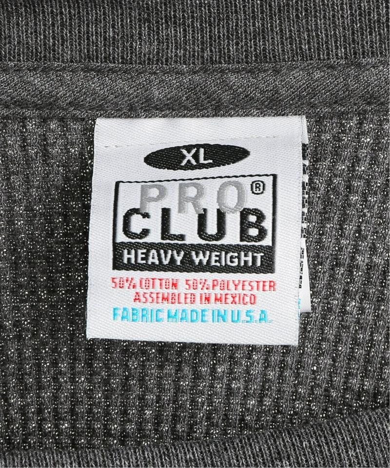 【PRO CLUB / プロクラブ】 THERMAL L/S HEAVY115：カットソー