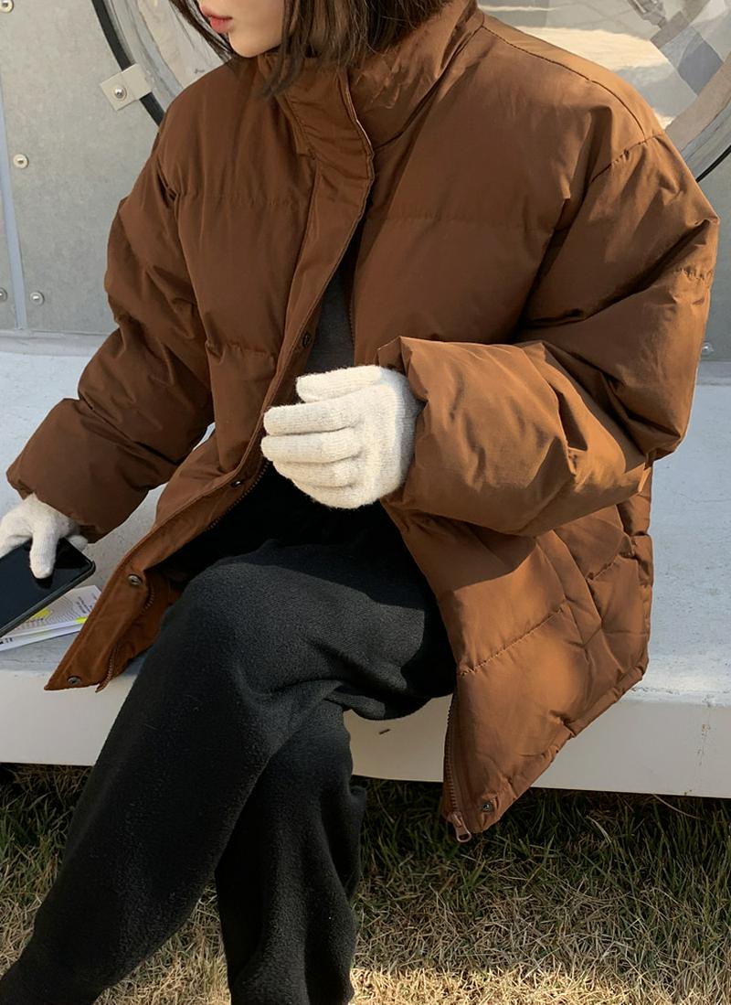 ハイネックウェルロンハーフジャケット