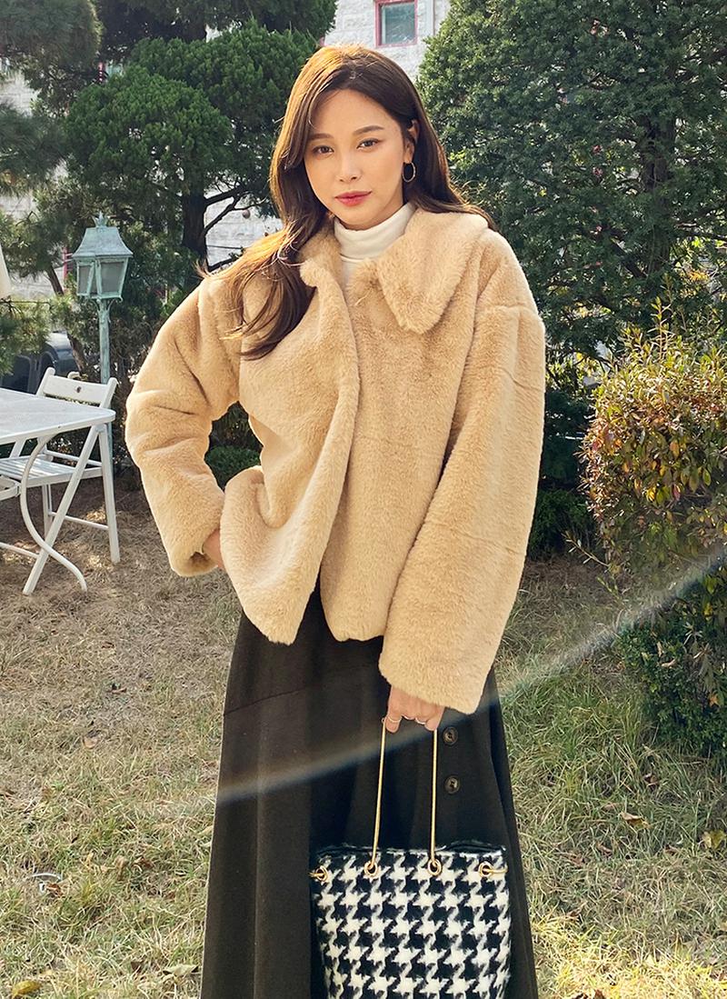 エコファーカラージャケット・全3色