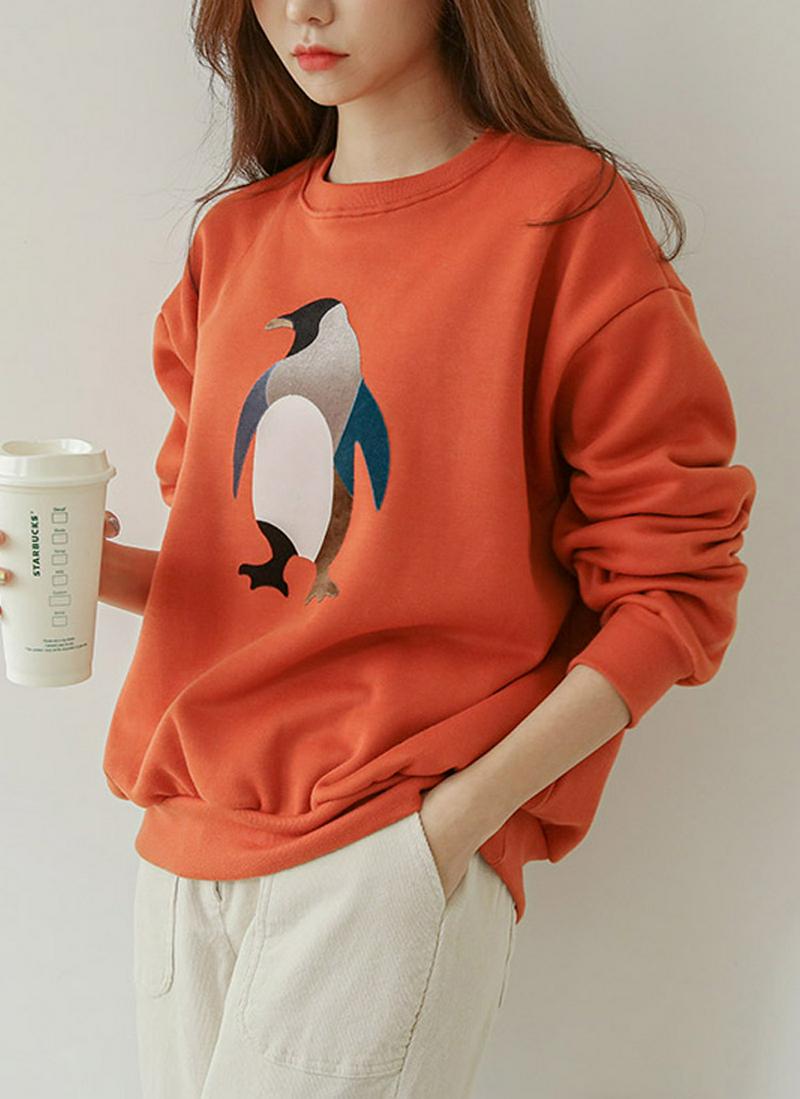 裏起毛ベロアペンギンスウェット