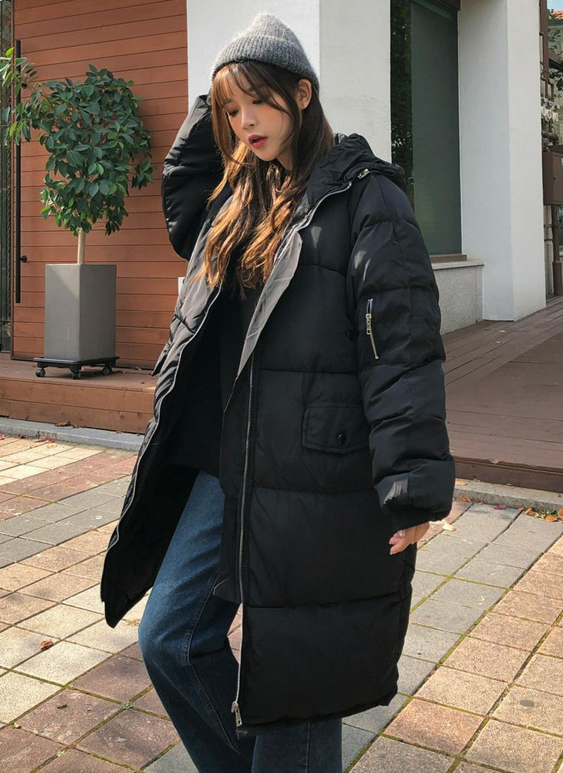 ウェルロンフードロングジャケット