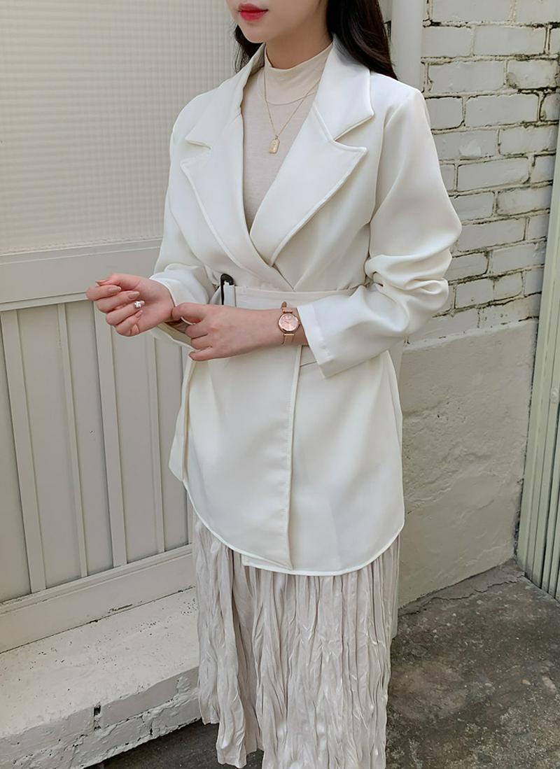 ベルトSETボタンレスジャケット