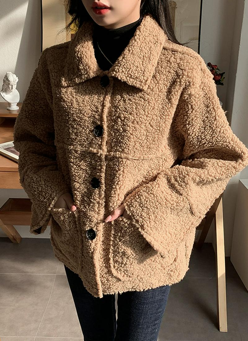 カラーアウトポケットボアジャケット