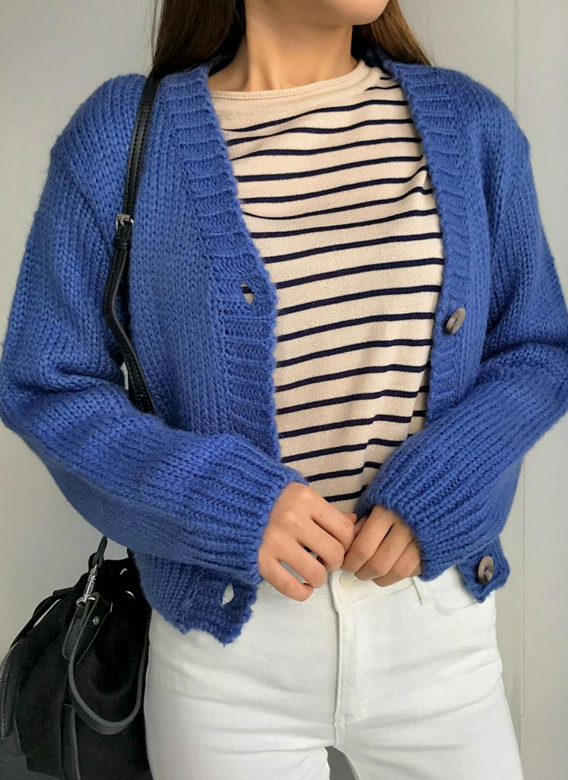 5COLORSショートカーディガン