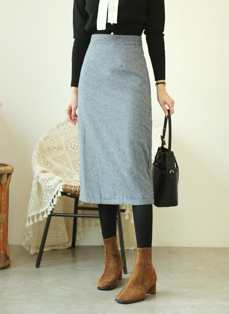 ロングHラインスカート・全2色