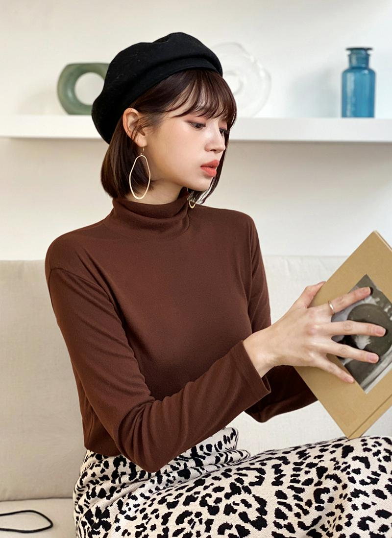 ハイネックTシャツ・全5色