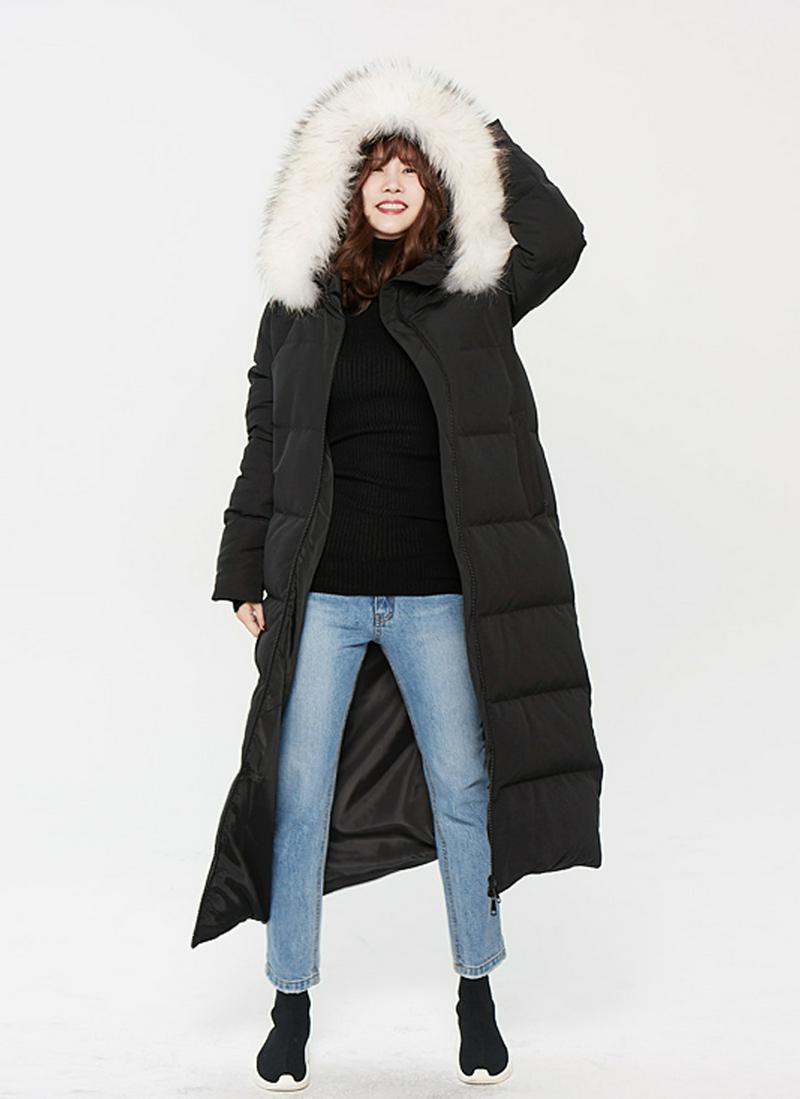 ラクーンファーグースダウンロングジャケット