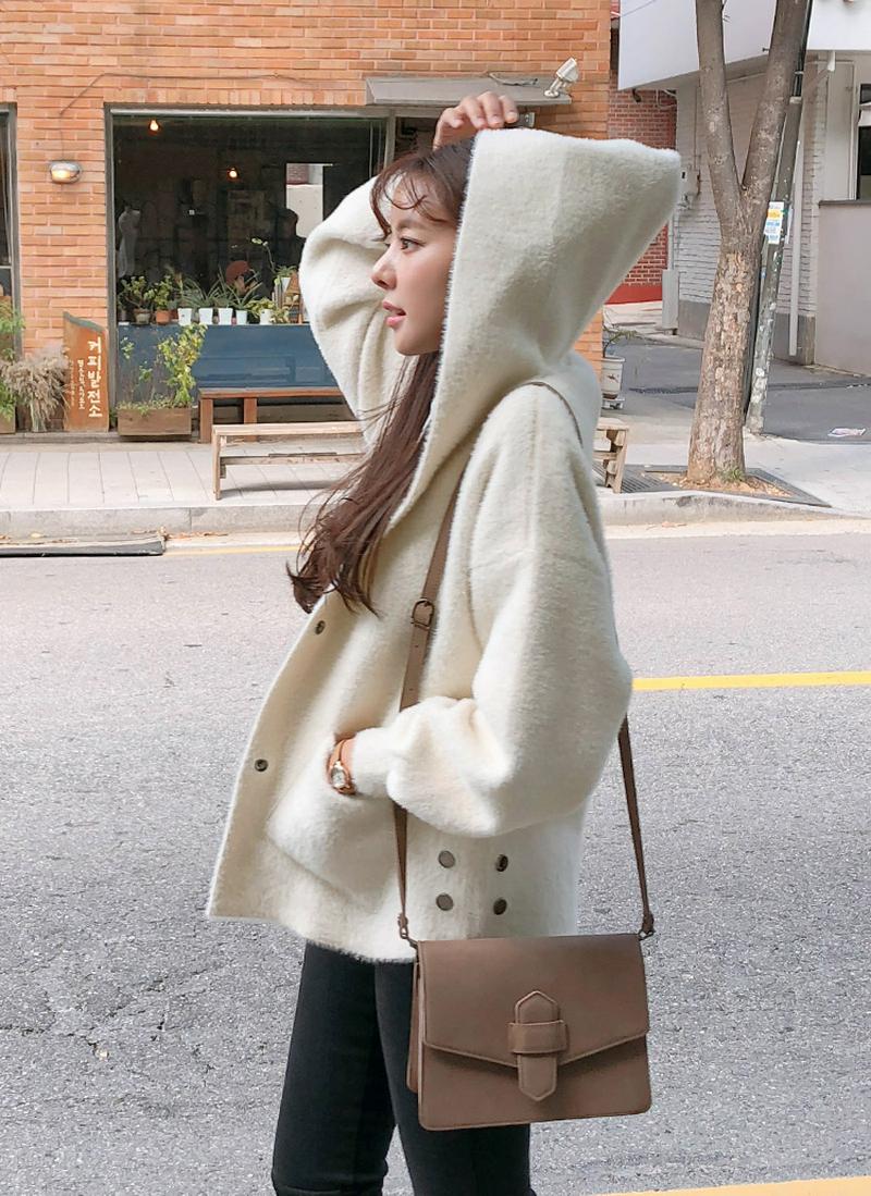 ソフトタッチフードジャケット