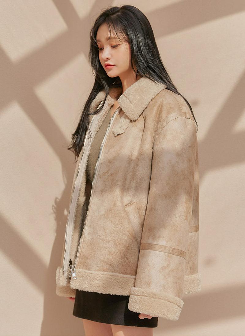 ジップアップエコムートンジャケット