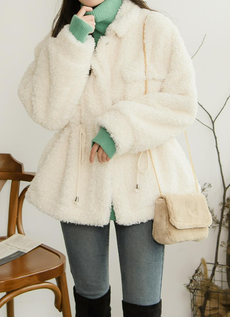 モコモコボアドロストジャケット