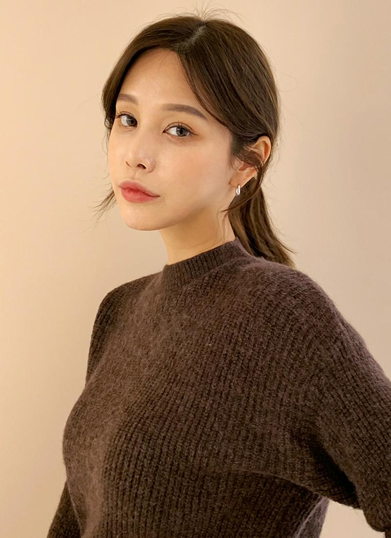 ハーフネックニット・全4色