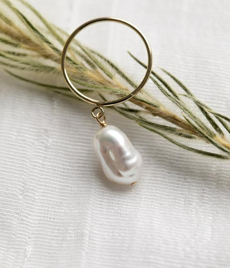 【DeWLuX】別注バロックパールリング