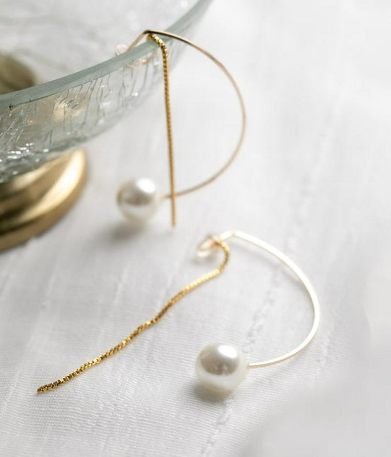 【DeWLuX】プラパールチェーン2WAYピアス