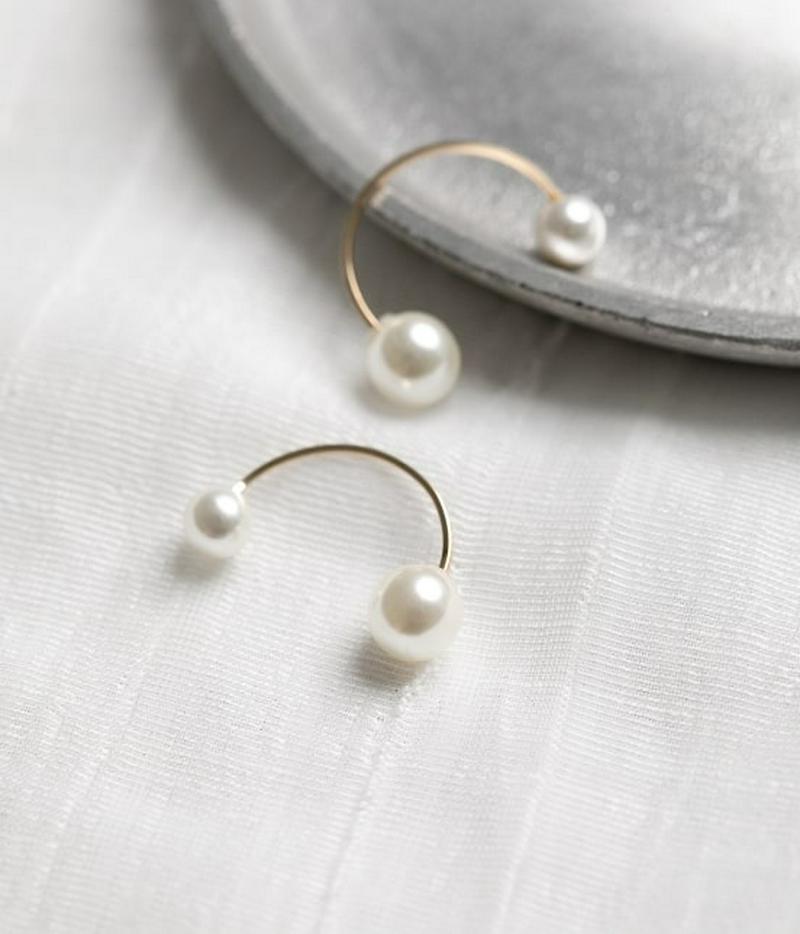 【DeWLuX】プラパールカーブピアス