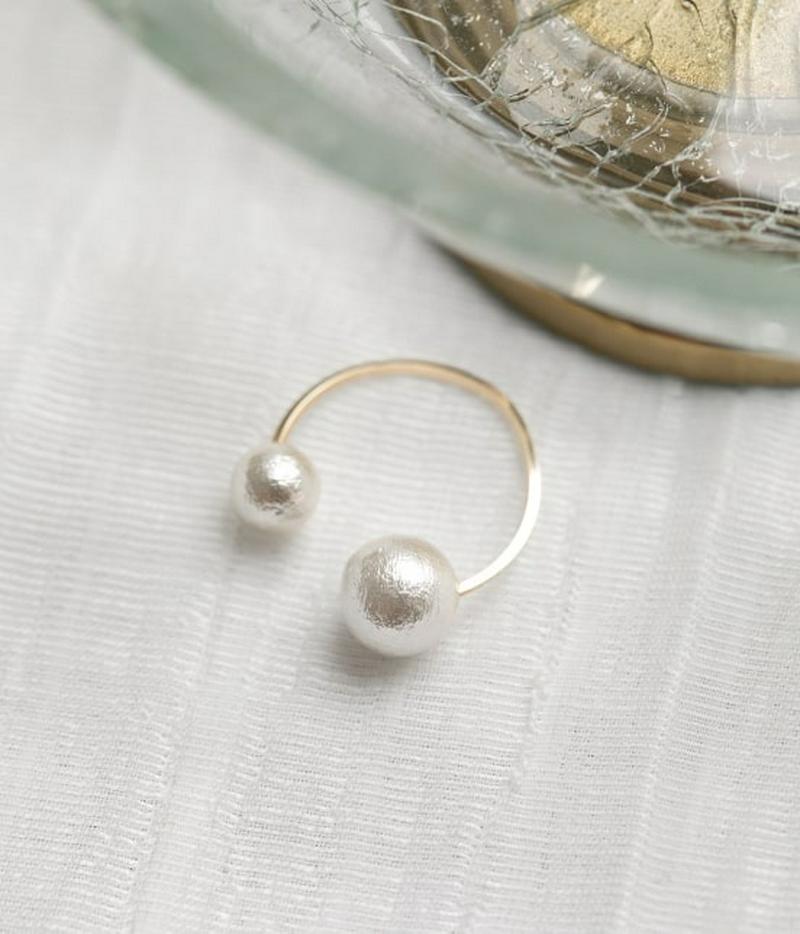 【DeWLuX】コットンパールフリーリング