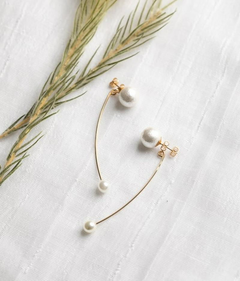 【DeWLuX】コットンパール4WAYピアス