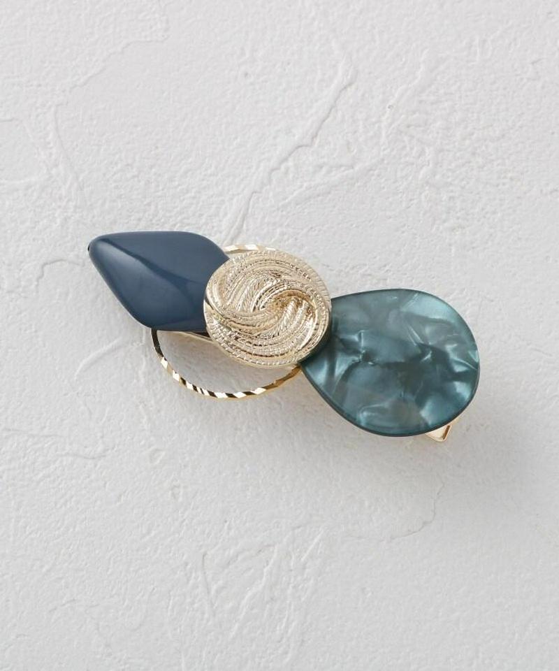 カラーアクリルボタンクリップ