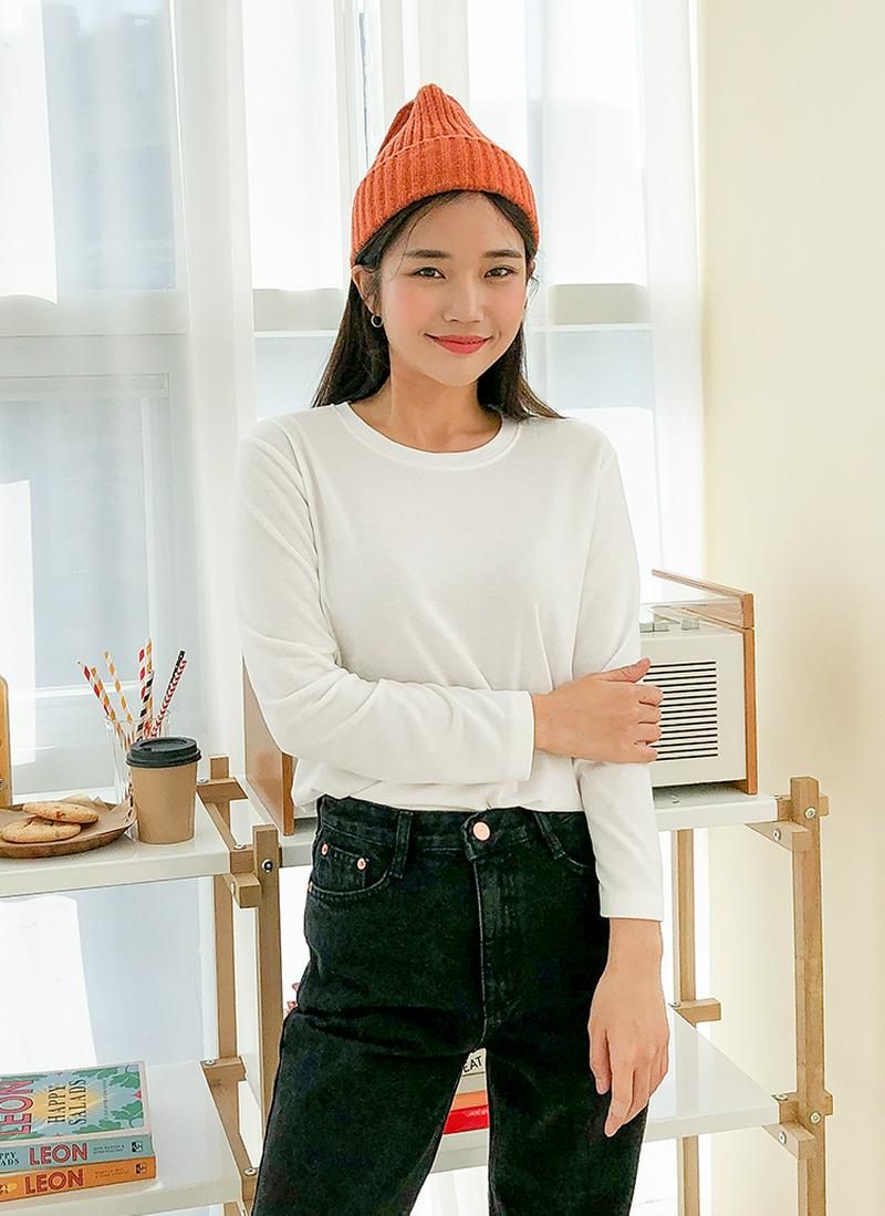 ベーシック長袖Tシャツ