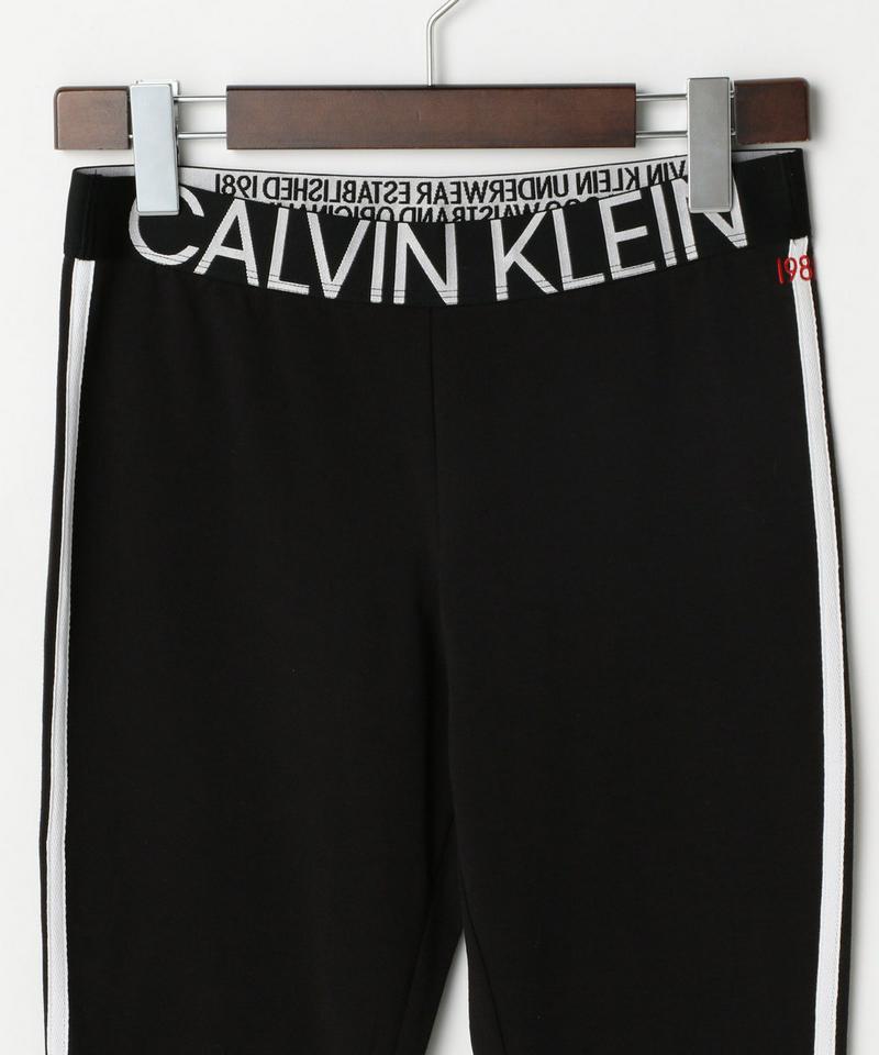 CALVIN KLEIN/ウエストロゴサイドラインレギンス