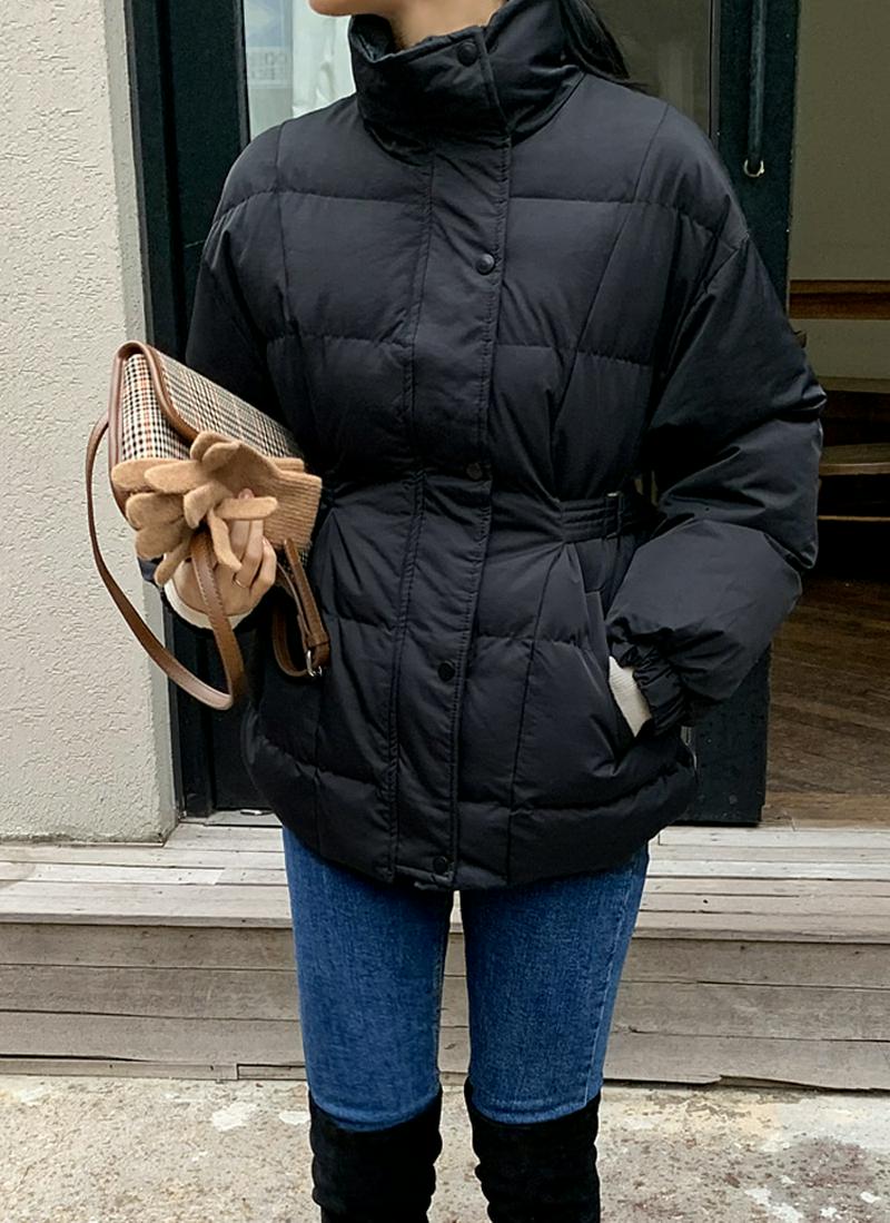 サイドベルト中綿ジャケット