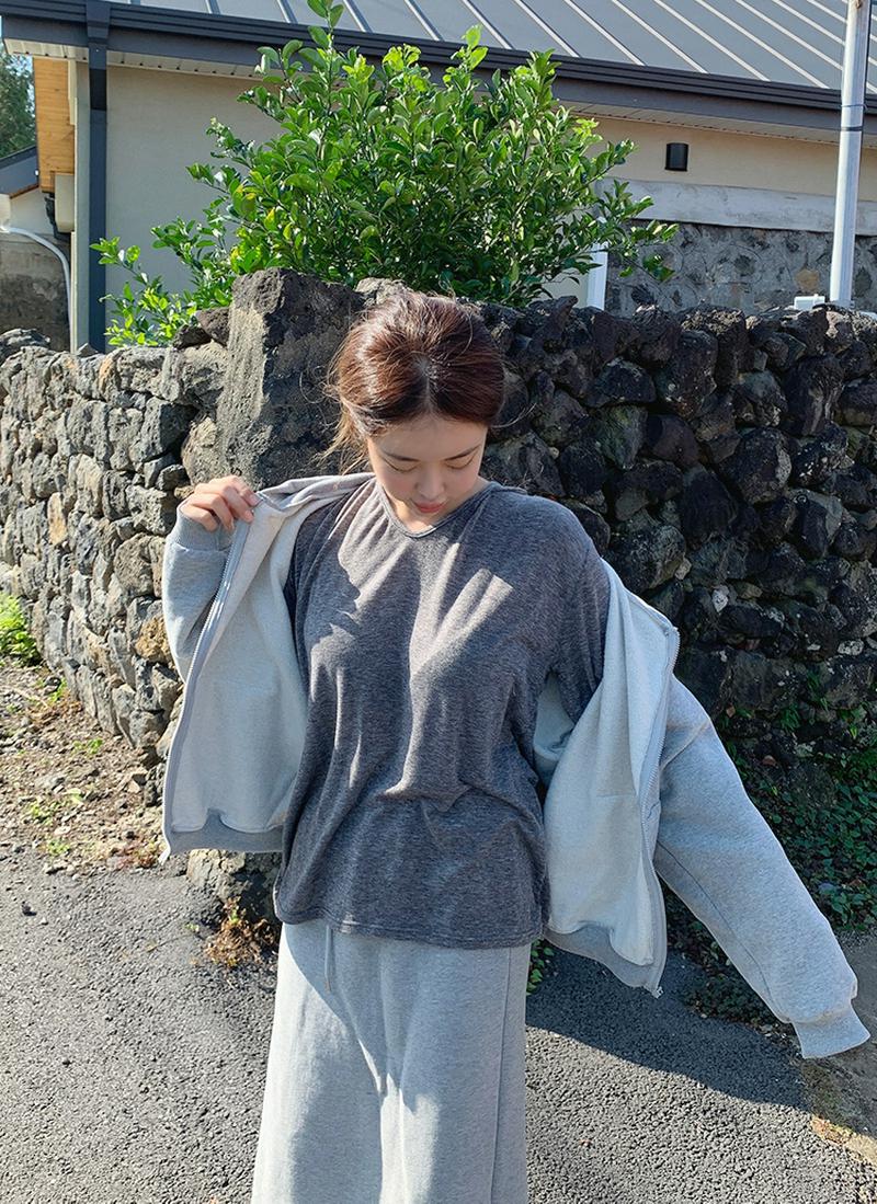 テンセルウール混Tシャツ