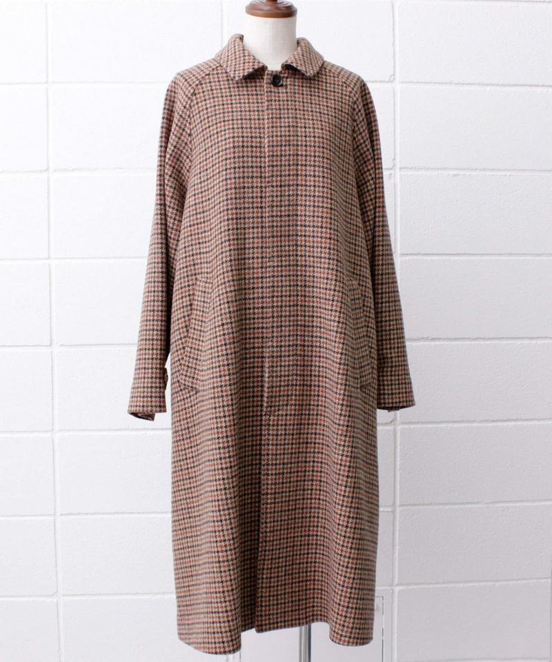 ○mat 英国調羊毛　チェックコート