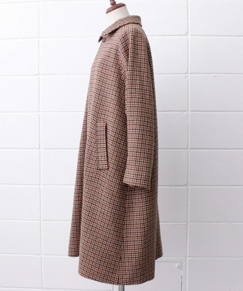 ○mat 英国調羊毛　チェックコート