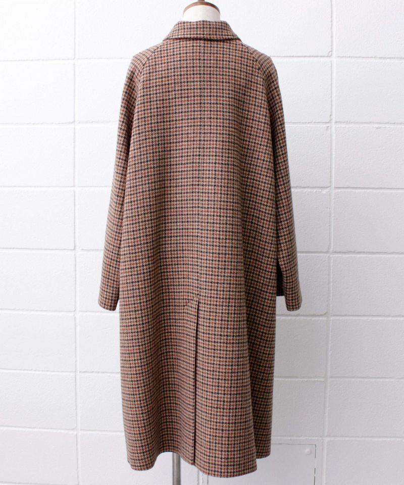 ○mat 英国調羊毛　チェックコート