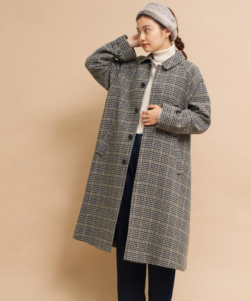 ○mat 英国調羊毛　チェックコート
