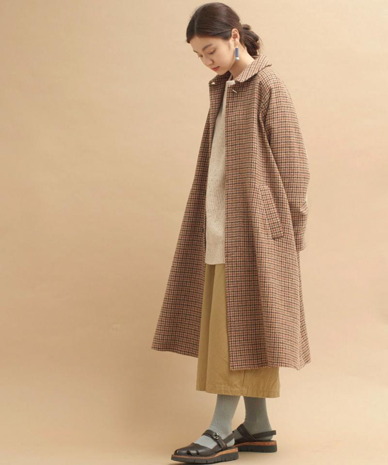 ○mat 英国調羊毛　チェックコート