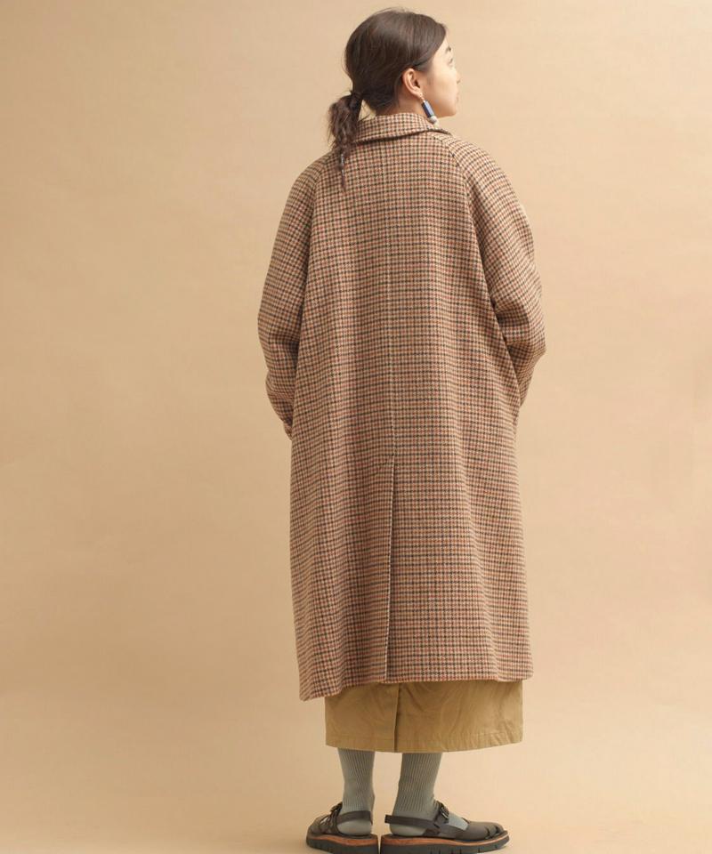 ○mat 英国調羊毛　チェックコート