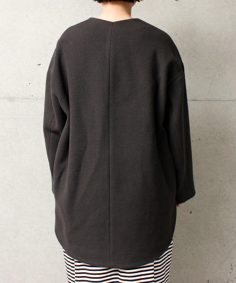 △スーパー100モッサー　ノーカラーコート