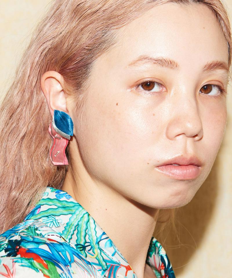 ○caph × 落合晴香 コラボイヤリング　うねうね(両耳)