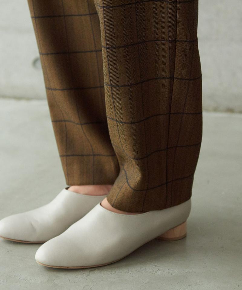 ○HERRINGBONE CHECK　ツムギートスパッツパンツ