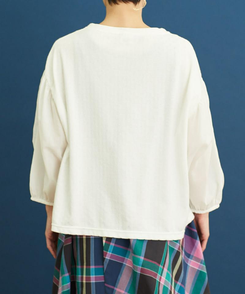○フィラメントドット　パフ袖Ｔ－シャツ