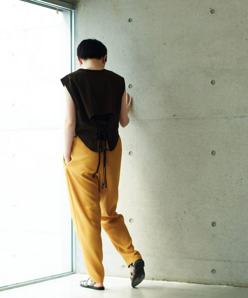 ○DERAリネンオックスストレッチ スパッツパンツ